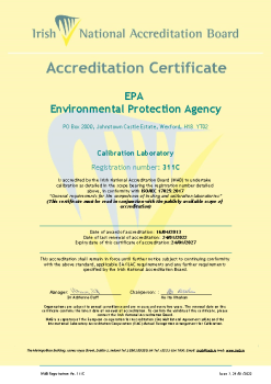 EPA - 311C Cert summary image