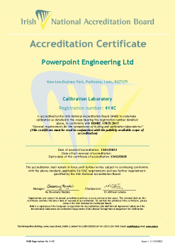 Powerpoint Engineering Ltd - 414C Cert summary image