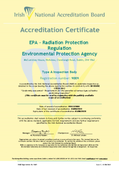 EPA – Radiation Protection Regulation - 9009 Cert  summary image