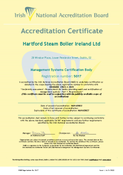 Hartford Steam Boiler Ireland Ltd - 5017 Cert summary image
