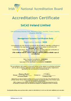 SACAS - 5020 Cert summary image