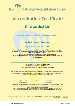 Enfer Medical Ltd - 395MT Cert summary image