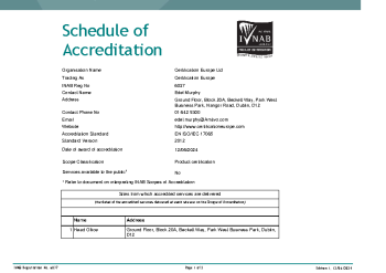 Certification Europe Ltd - 6037 summary image