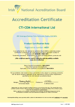 CTI-CEM International Ltd 6031 Cert summary image