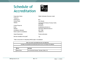 Stellar Certification Services Ltd - 6011 summary image