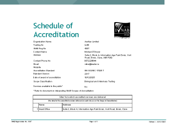 Aevitas Limited - 430T summary image