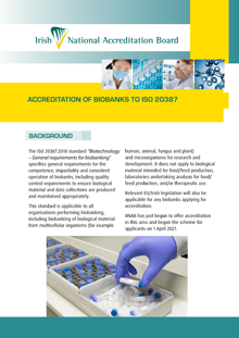INAB Accreditation of Biobanks to ISO 20387 thumbnail