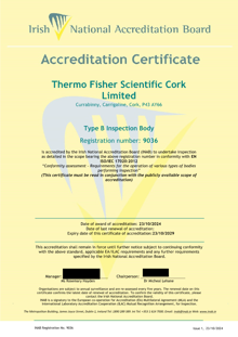Thermofisher  9036 Cert thumbnail