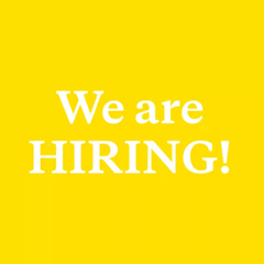 We're Hiring (yellow))
