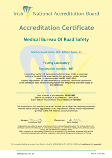 Medical Bureau of Road Safety  30T Cert thumbnail