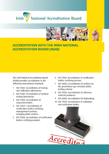 Accreditation with the Irish National Accreditation Board thumbnail