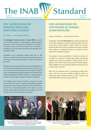 INAB Newsletter March 2009