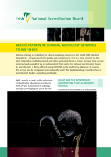 Accreditation of Clinical Audiology Services to ISO 15189 thumbnail