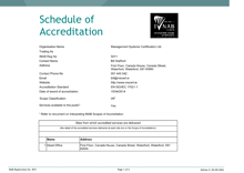 Management Systems Certification Ltd  5011 Scope thumbnail