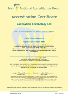 Calibration Technology Ltd  186C Cert thumbnail