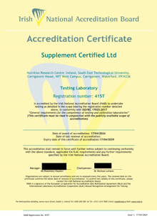 Supplement Certified Ltd  415T  Cert thumbnail