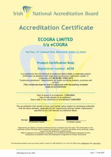 ECOGRA LIMITED  6038 Cert thumbnail